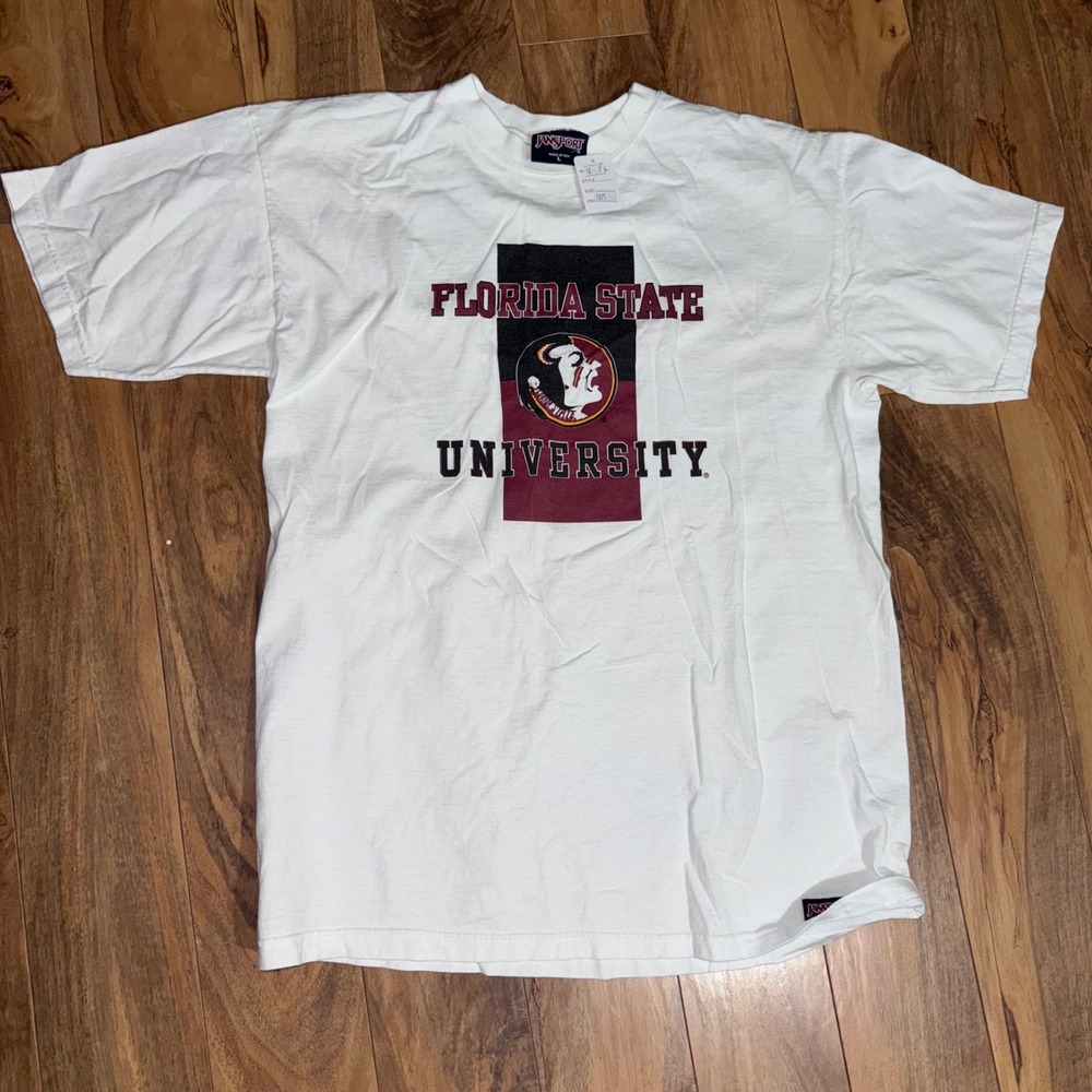 Vintage Jansport Florida State University FSU T-Shirt Mens Large Made‎ in USA